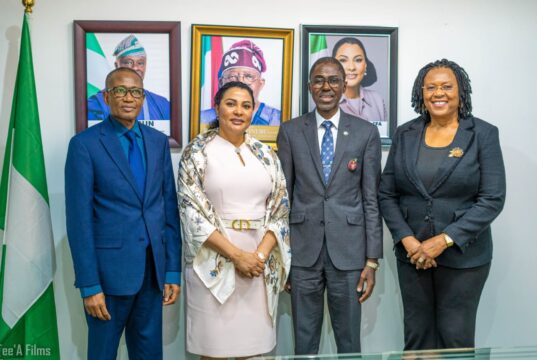 NDIC ‘s VISIT TO MINISTER OF STATE FOR FINANCE.