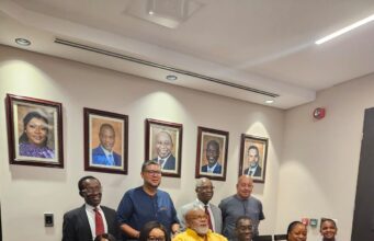 NIGERIA-SOUTH AFRICA CHAMBER OF COMMERCE EXCO PAY COURTESY VISIT TO CONSUL-GENERAL.