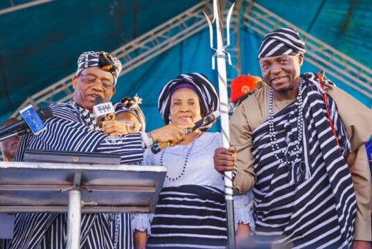 APC NATIONAL CHAIRMAN RECEIVES HONOURS FROM TOR TIV…