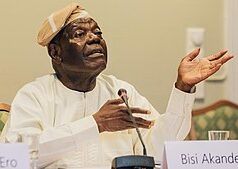 APC NATIONAL CHAIRMAN CELEBRATES CHIEF BISI AKANDE AT 87