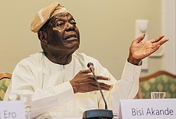 APC NATIONAL CHAIRMAN CELEBRATES CHIEF BISI AKANDE AT 87