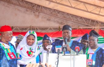 APC NATIONAL CHAIRMAN WELCOMES TARABA STATE GOVERNOR, KEFAS AGBU